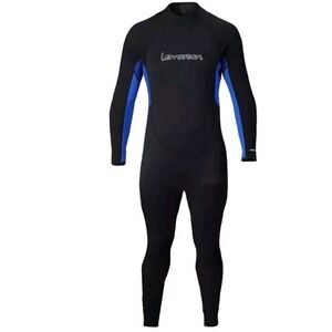 Lemorecn Kids Wet Suit Size 6 Black & Blue New 3.2mm Swimming & Surfing